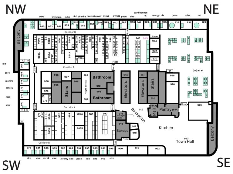 Floor Plan - 9th Floor at Fulton Labs